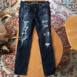 American Eagle Distressed Jegging